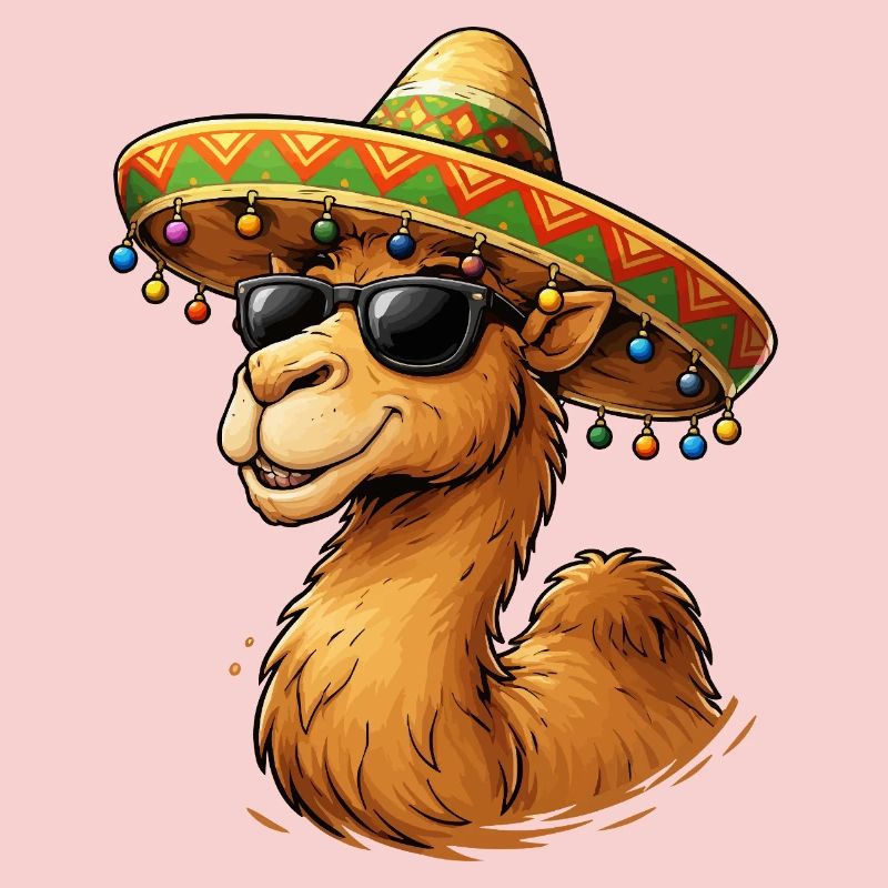 Camel Smile with Sombrero