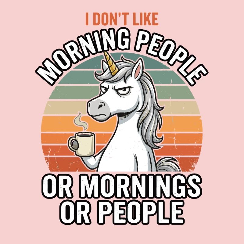 Einhorn Kaffee Morgenmuffel Hasse Menschen