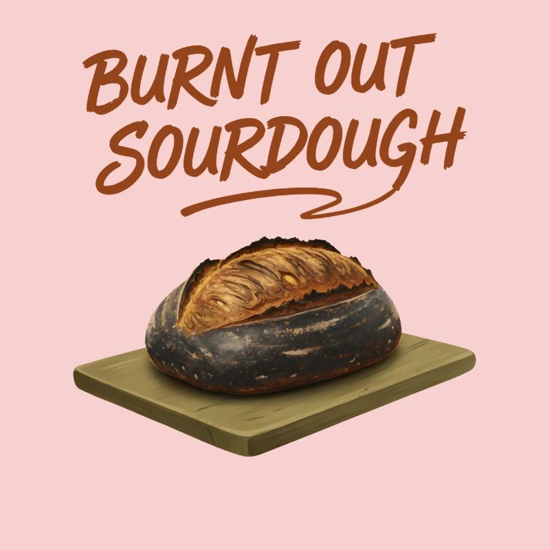 Sauerteig ausgebrannter Sauerteigbrot-Backer
