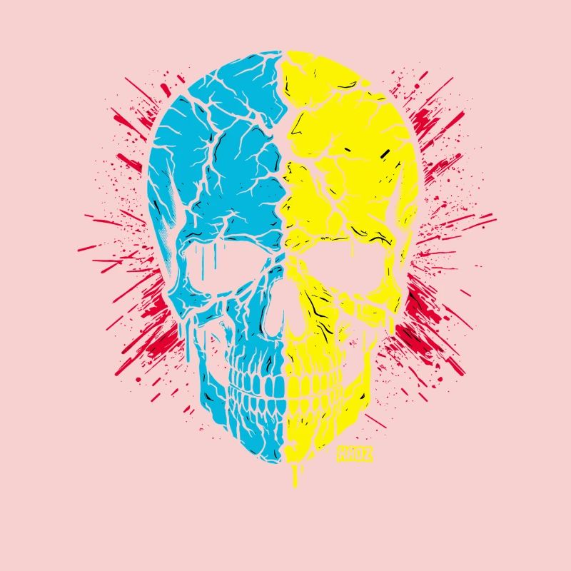 Skull Split Neon Palette