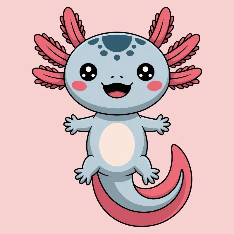 Axolotl Cute Comic