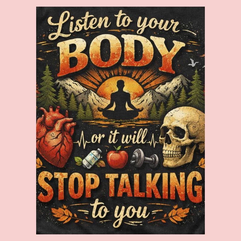 Hör auf deinen Körper oder er spricht