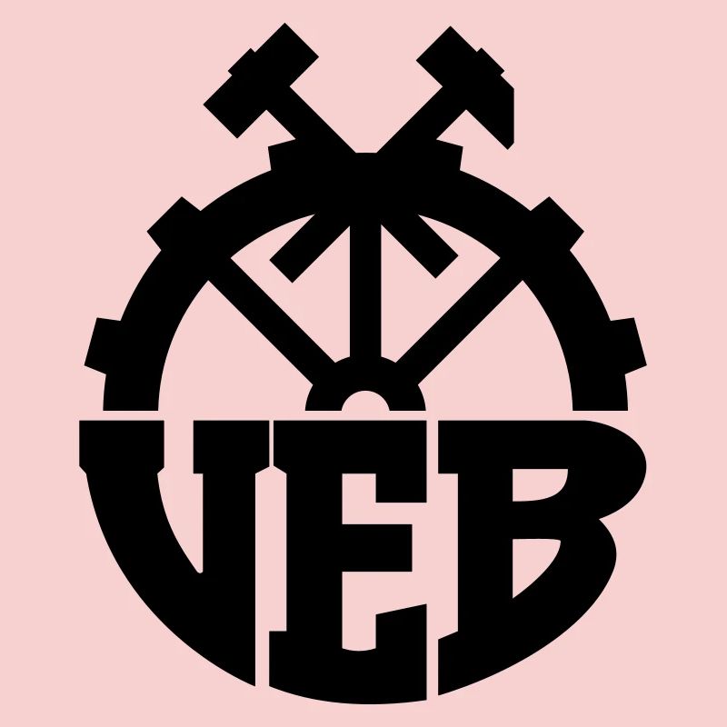 VEB Logo - Abzeichen der DDR (Farbe änderbar)