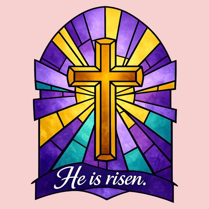 He is Risen Kreuz Ostern