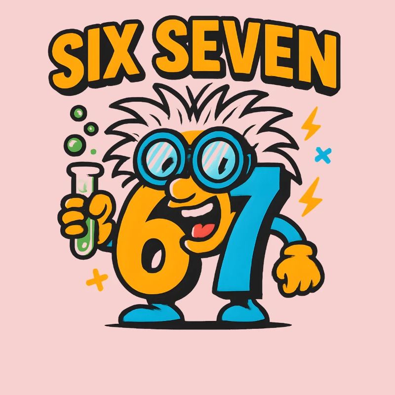Six Seven 67 Science Humor Nerd Gift Idea