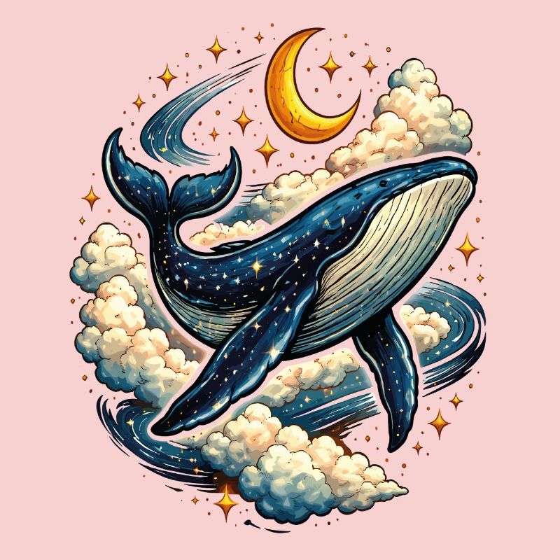 Baleine Céleste dans les Nuages