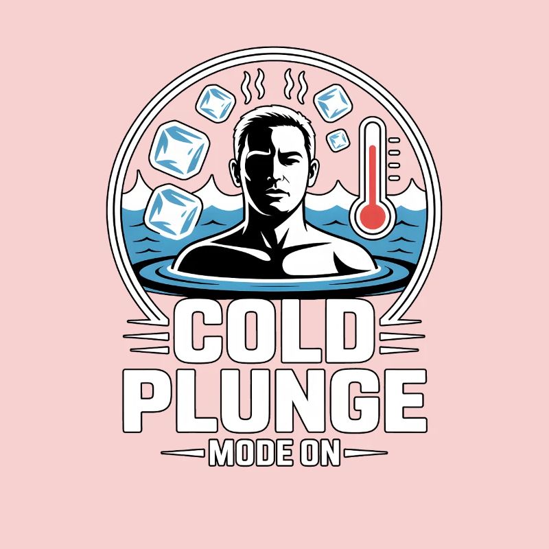 Mode plongée froide sur bain de glace