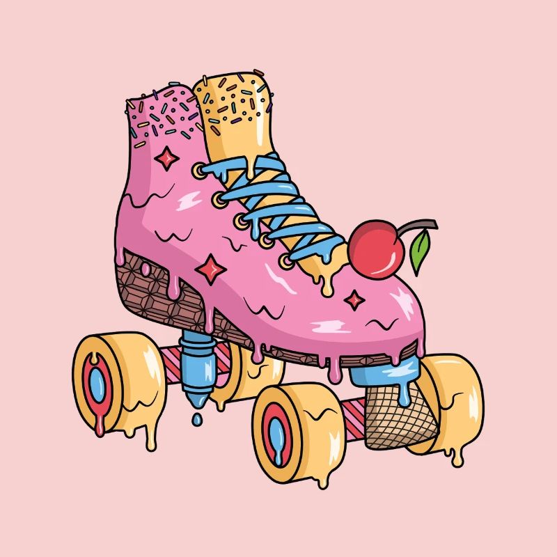 Rollschuhe Eiscreme Roller Skates Rollschuh