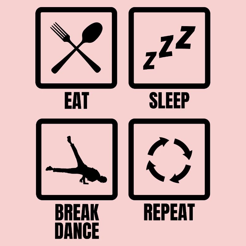 Routine quotidienne du breakdancer