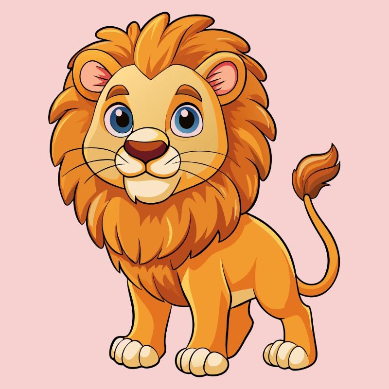 Cute lion