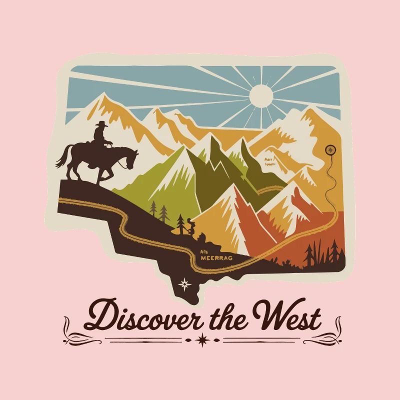 Discover the West Mountain Sticker