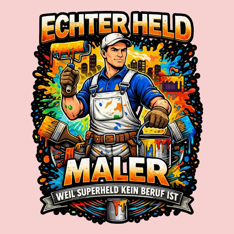 Echter Held Maler – Farbexplosion
