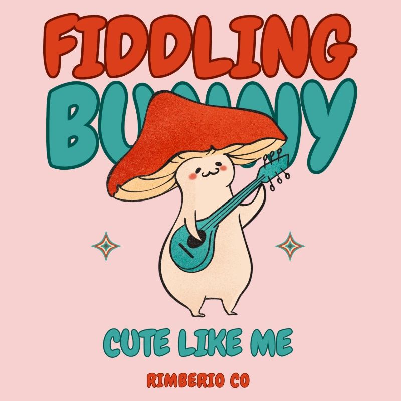 Fiddling Magic Mushroom Rabbit