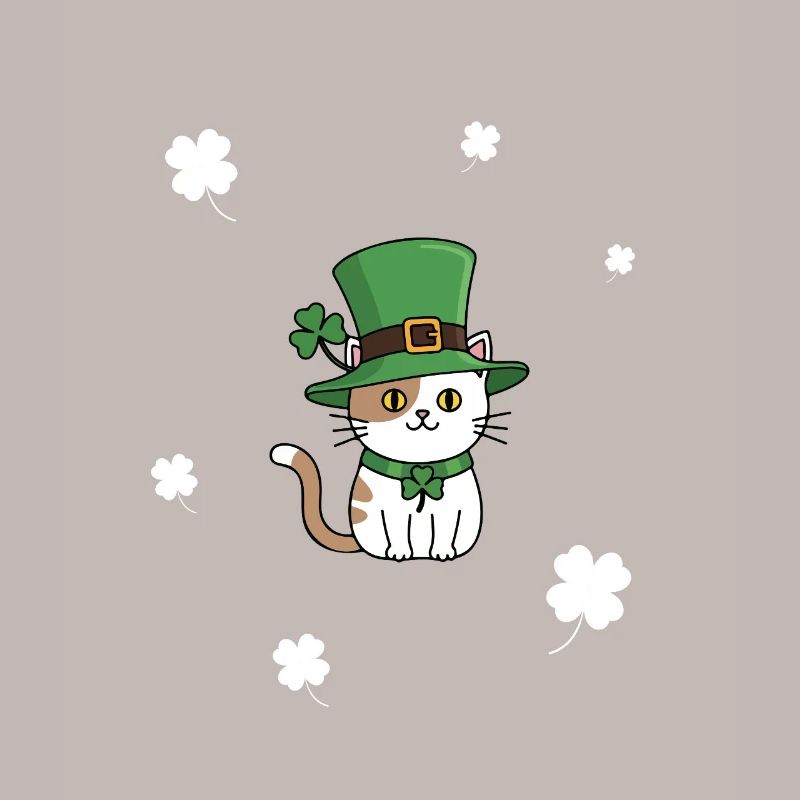 Chat de la Saint-Patrick