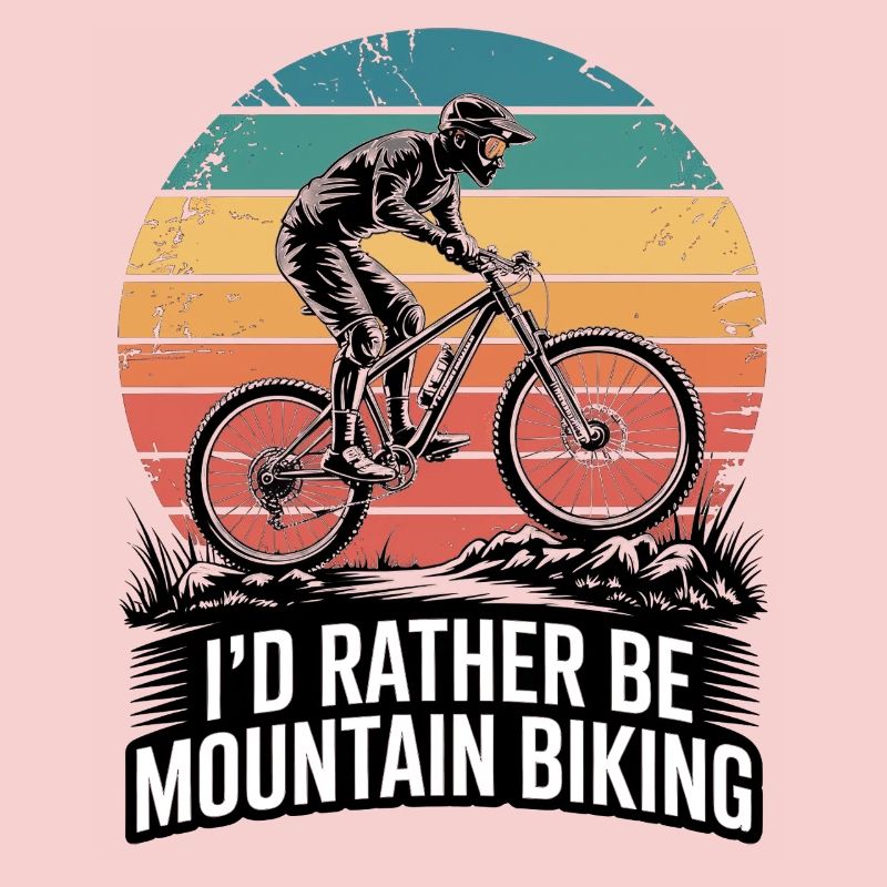 VTT, Descente, Action du cyclisme