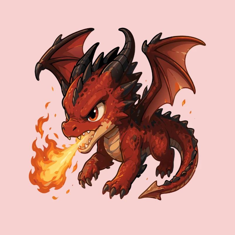 Souffle de Feu du Dragon Rouge