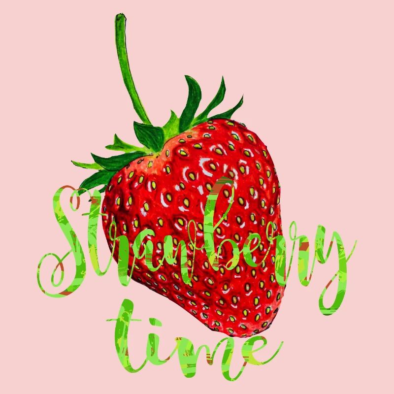 Strawberry with saying