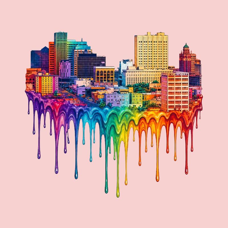 El Paso Texas Dripping Paint