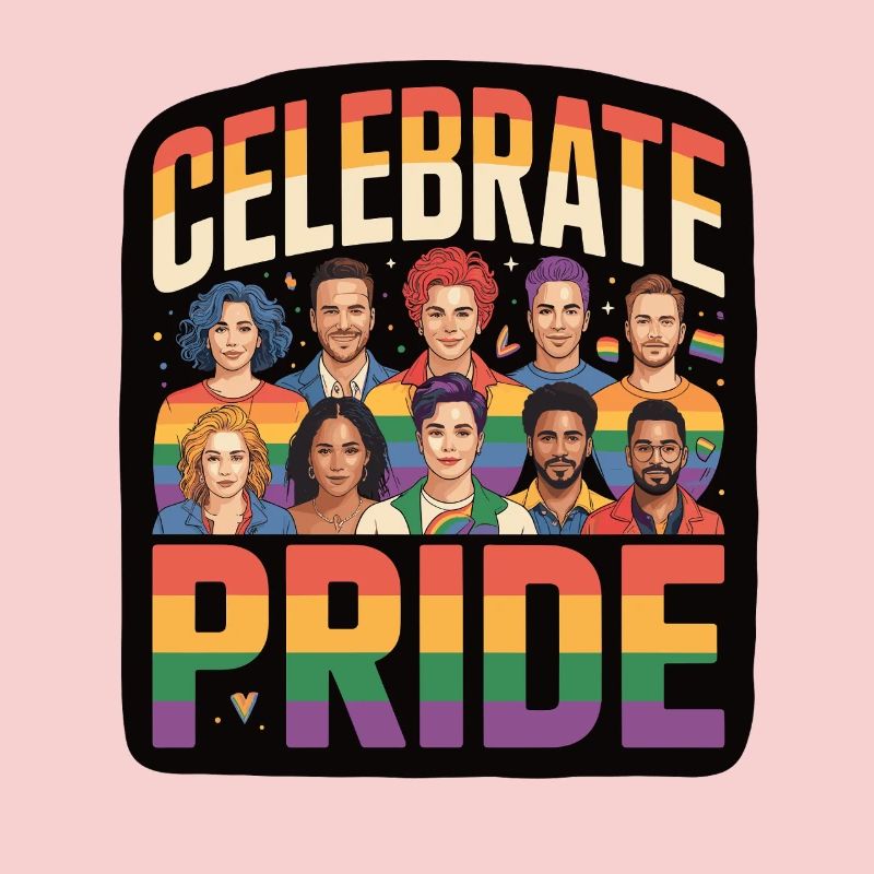 Celebrate Pride LGBTQ Rainbow