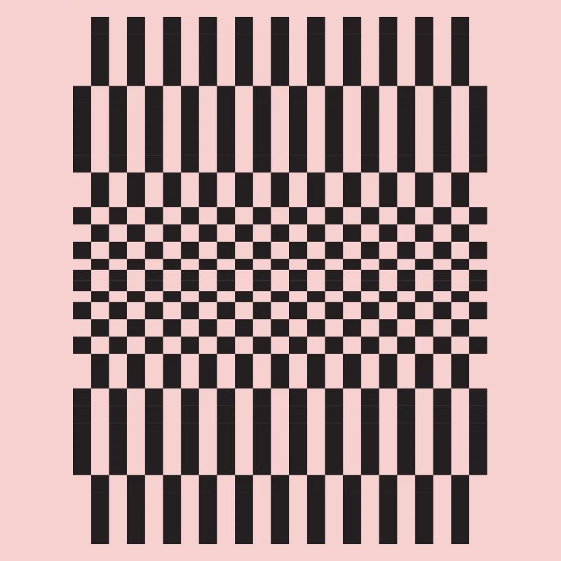 Geometric chessboard Grid Pattern