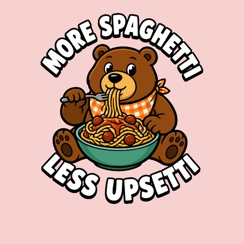 Plus de spaghettis, moins de problèmes, des enfants spaghettis ours
