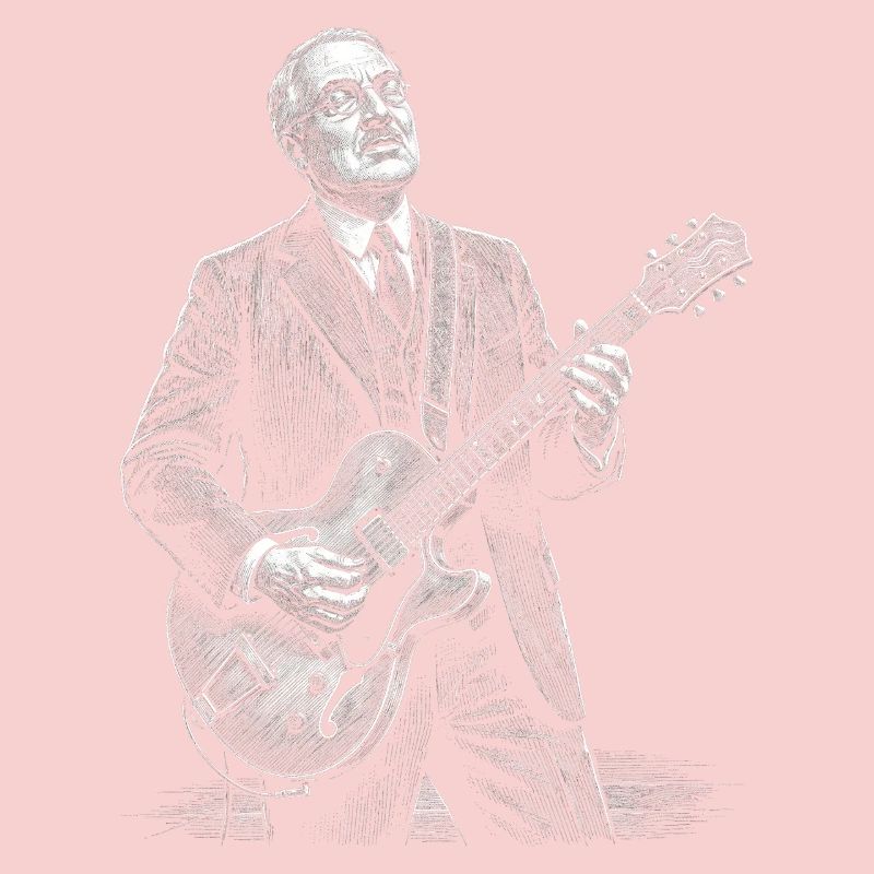 Warren Harding Playing Guitar
