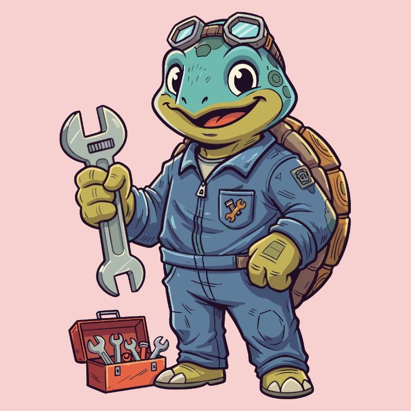 Turtle Mechanic Hero