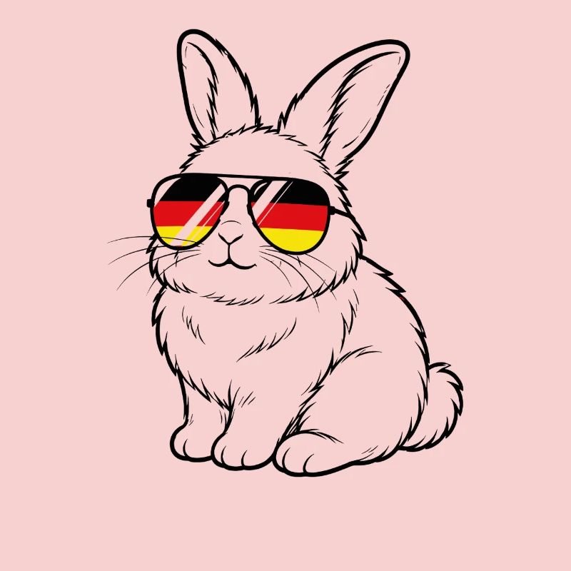 German flag bunny German Germany bunny