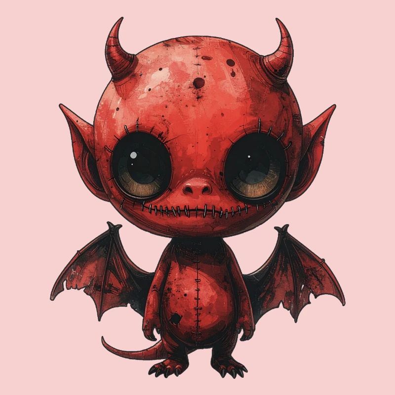 Creepy Cute Red Devil