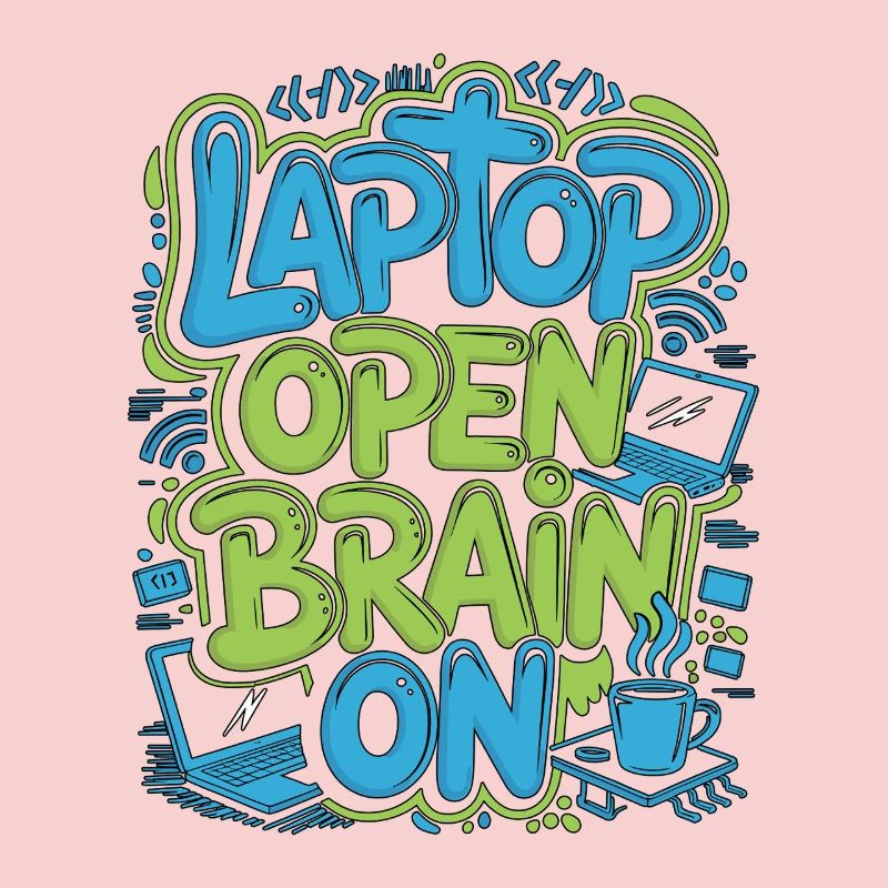 Remote Developer Laptop Open Brain On Remote Coder
