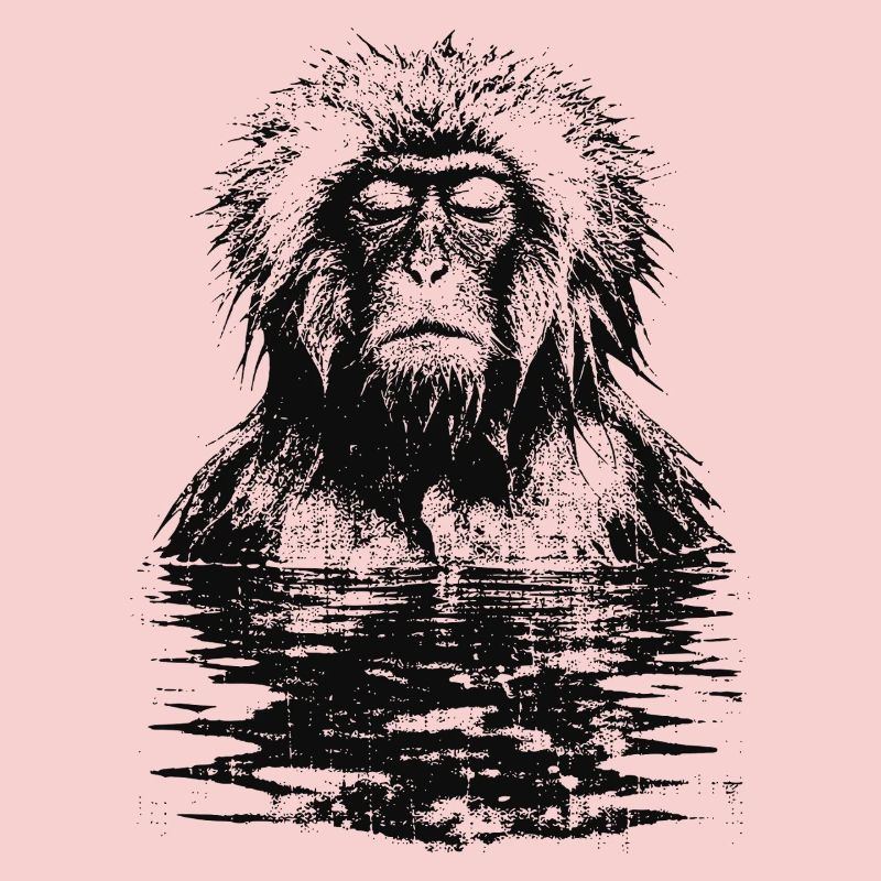 Onsen Macaque Monkey