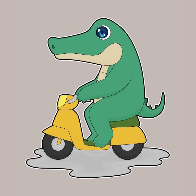 Crocodile Scooter