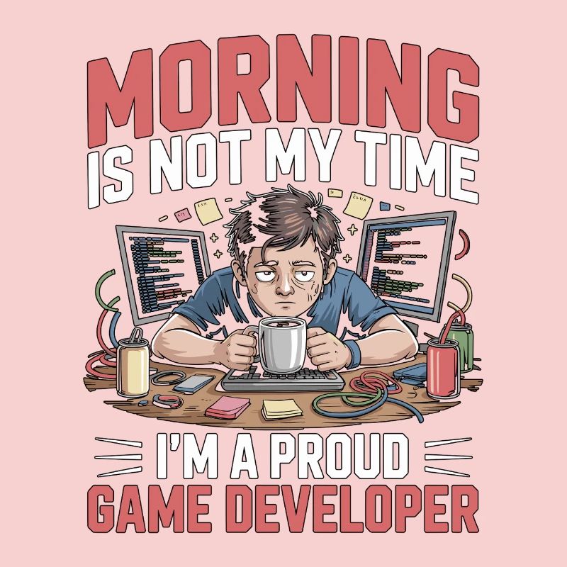 Game Developer Morning n’est pas mon temps Coder de jeux