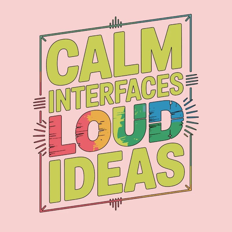 Designer UX/UI Interfaces calmes Concepteur Web bruyant