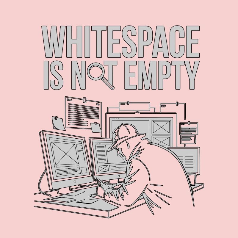 UX/UI Designer Whitespace Is Not Empty Web Design