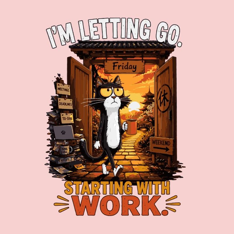 Friday Escape Cat: Starting with Work