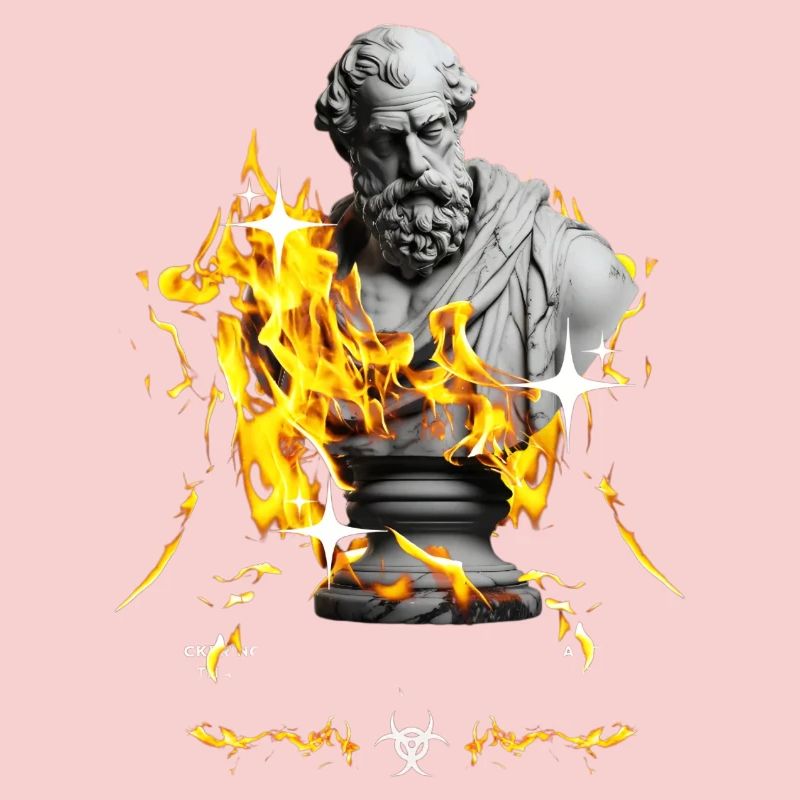 Flame statue with fire spell