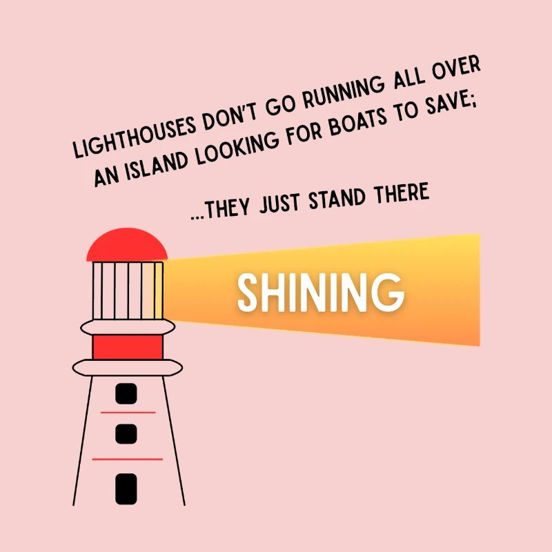 Le phare comme repère dans la vie