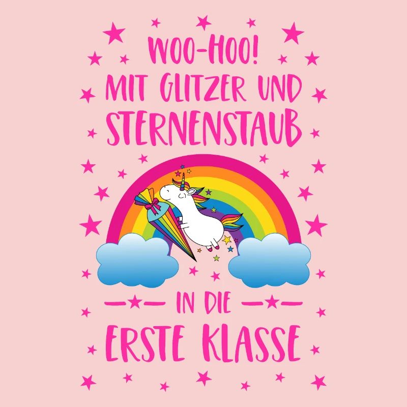 Unicorn Glitter and Stardust First Class Pink