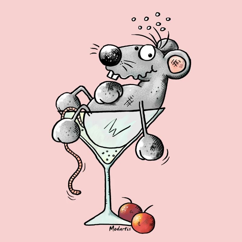 Beschwipste Cocktail Maus - Mäuse