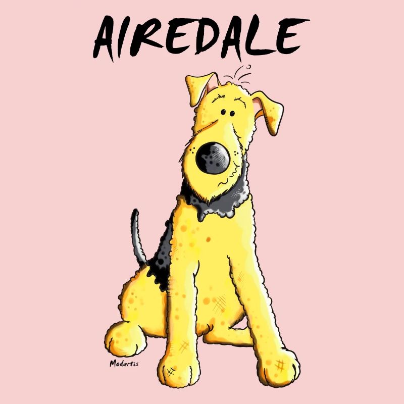 Funny Airedale Terrier