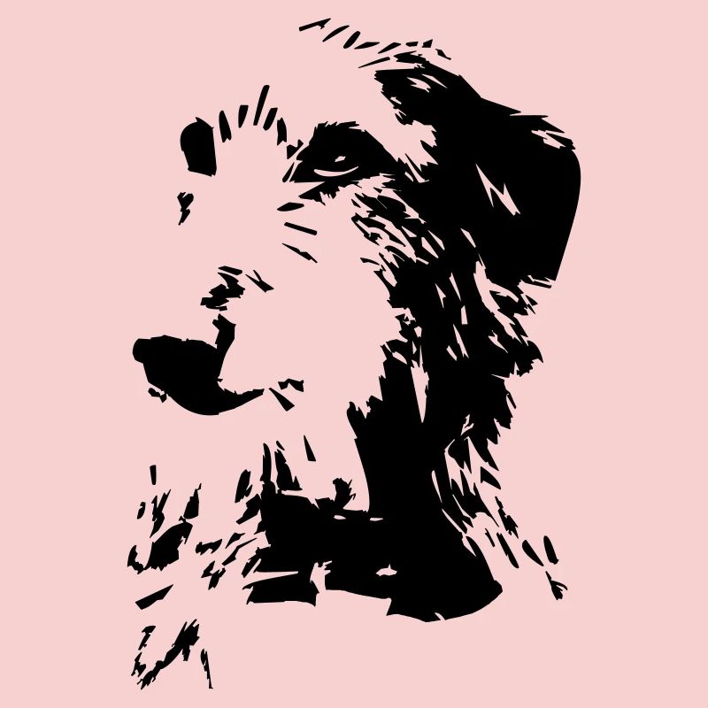 Scottish Deerhound head