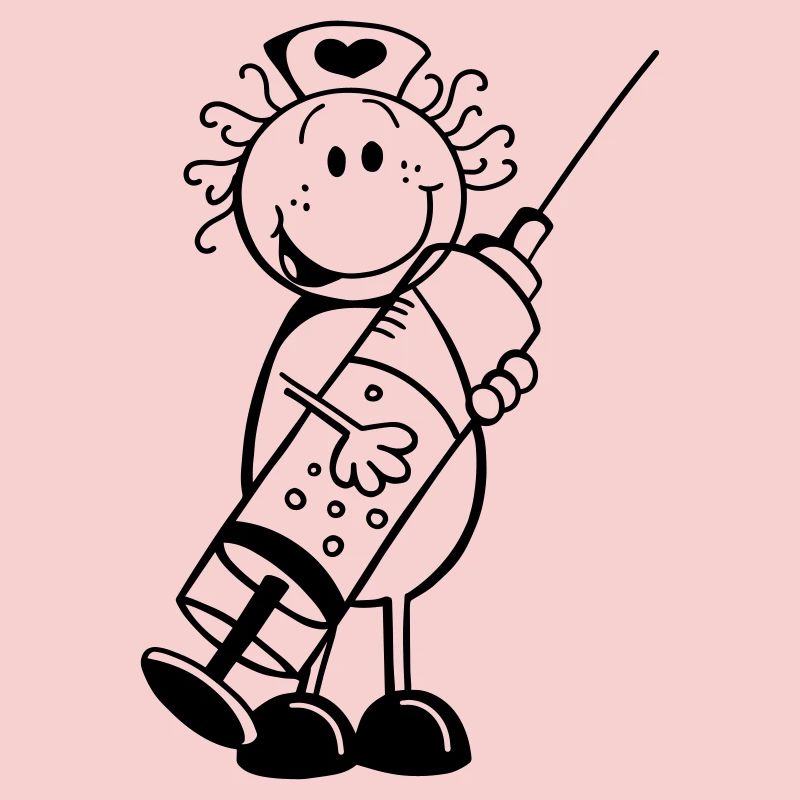 Krankenschwester Strichmännchen - Geschenk