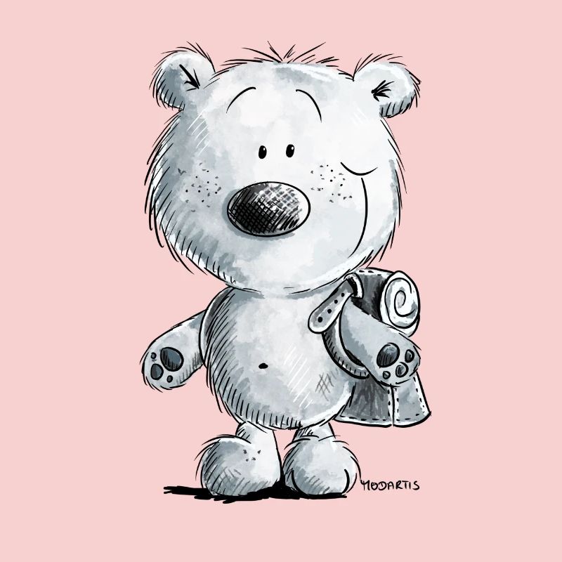 Schulkind Eisbär I Einschulung 1. Klasse Geschenk