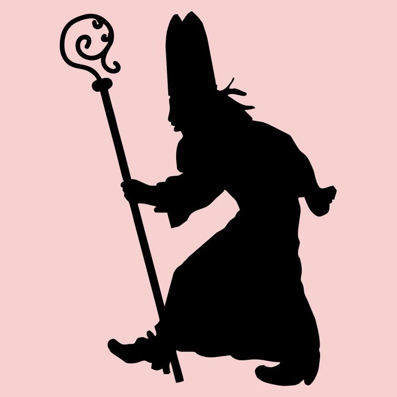 Sinterklaas with staff