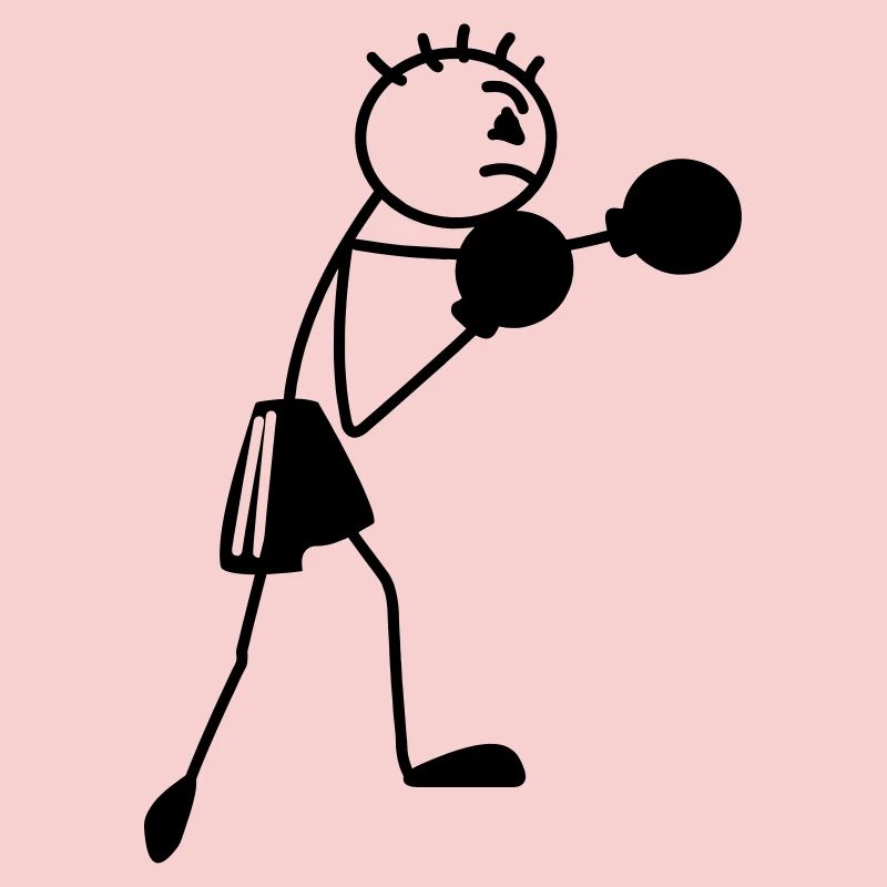 Boxfigur Strichmännchen