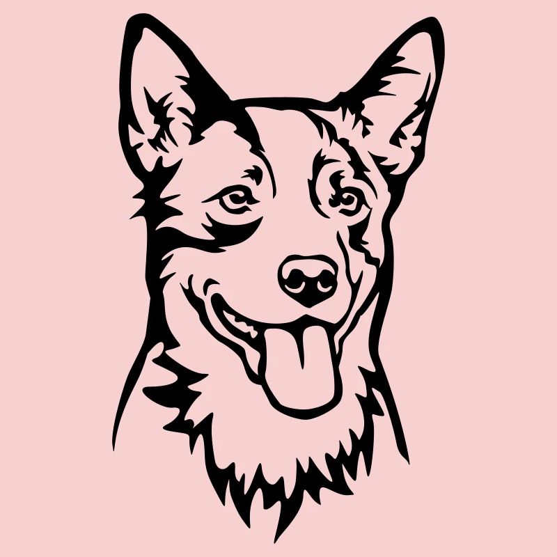 Australian Cattle Dog Head