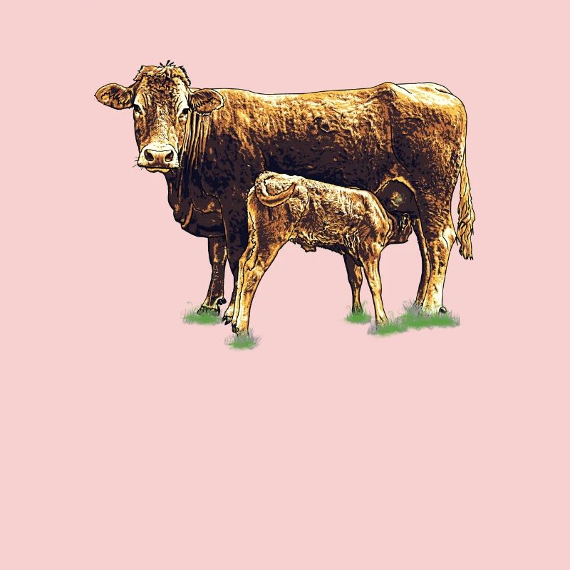 Vache avec veau