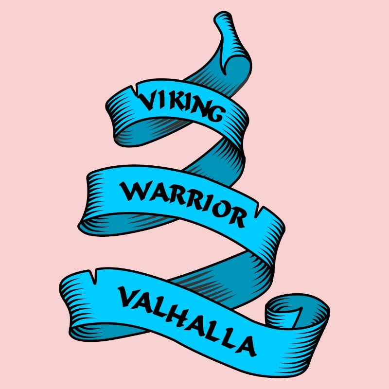 Wikinger Wimpel oder Banner blau