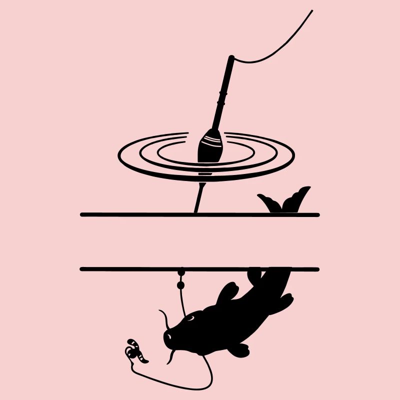 Fish float and bar in between for your own text